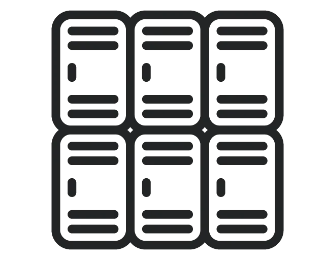 Individual lockers