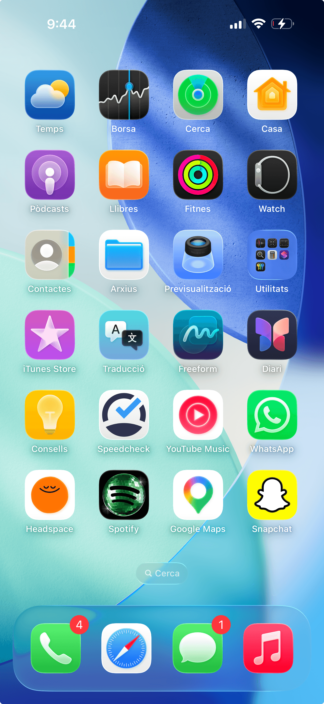 Pas 1: Obra l'app Watch